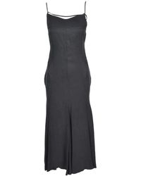 WEILI ZHENG - Elegantes Damenkleid Aus Cupro-Viskose-Mix - Lyst