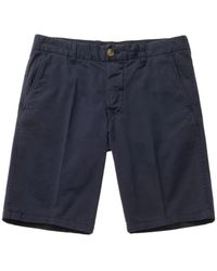 Blauer - Korte Broeken ,Blauw ,Katoen Blauwe Bermuda Shorts - Lyst