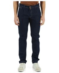 Jacob Cohen - Pantalone jeans bobby ii skinny fit con tasche america - Lyst