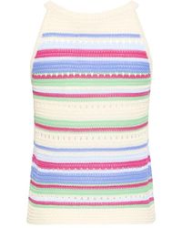 Ichi - Sleeveless Tops - Lyst