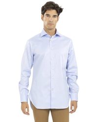 Kiton - Overhemden ,Blauw ,Katoen Italiaans Katoenen Overhemd - Lyst