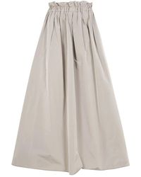 Herno - New Techno Taffeta Rok - Lyst