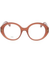Loewe - Accessoires ,Bruin ,Stijlvolle Zonnebril Met Uniek Ontwerp - Lyst