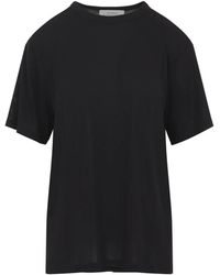 Studio Nicholson - Rond T-Shirt Met Korte Mouwen - Lyst