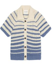 Closed - Gestreept Cardigan Met Korte Mouwen - Lyst