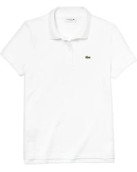 Lacoste - T-shirt e polos bianchi - Lyst