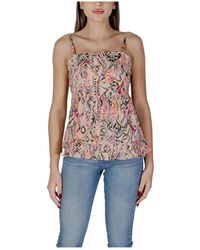 B.Young - Tops ,Veelkleurig ,Katoen Lente/Zomer T-Shirts En Canvas - Lyst
