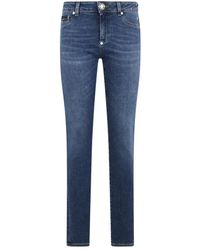Philipp Plein - Jeans ,Blauw ,Katoen Super Stretch Jeggings Basic - Lyst