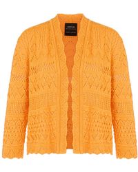 Marc Cain - Truien & Vesten ,Geel ,Katoen Gebreide Cardigan - Lyst