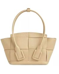 Bottega Veneta - Stilvolle lederhandtasche - Lyst