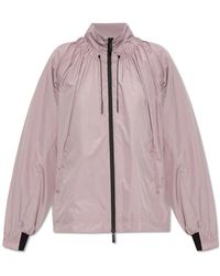 Moncler - Jassen ,Roze ,Leer Jas Valencay - Lyst