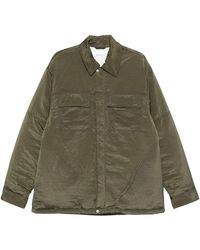 OAMC - Jassen ,Groen ,Nylon Peacemaker Padded Overshirt - Lyst
