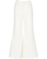 FRAME - Wide Trousers - Lyst