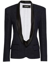 DSquared² - Jassen ,Blauw ,Stijlvolle H24 Jas - Lyst