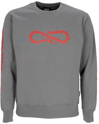 Propaganda - Hoodies & Sweatvesten ,Grijs ,Katoen Grijze Crewneck Sweatshirt Met Snake Logo - Lyst