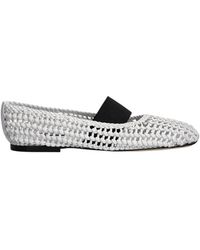 MSGM - Geflochtene Ballerinas - Lyst