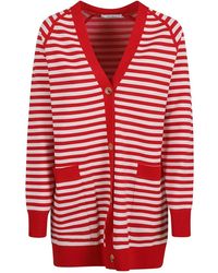 Max Mara - Truien & Vesten ,Rood ,Polyester Rode Tenore Trui - Lyst