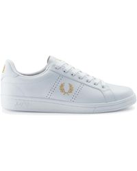Fred Perry - Schoenen ,Wit ,Leer B721 Tennis Sneakers - Lyst