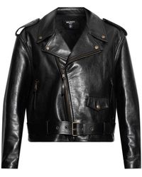 Balmain - Leather Jackets - Lyst