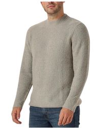 Dstrezzed - Truien & Vesten ,Grijs ,Quint Mock Neck - Lyst