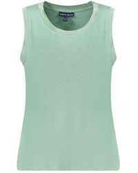 North Sails - Tops ,Groen ,Polyester Polyester Tanktop Met Ademende Stof - Lyst