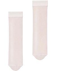 Wolford - Ondergoed ,Wit ,Wol Individuele 10 Sokken - Lyst