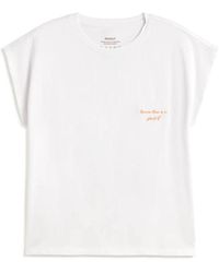 Ecoalf - Tops ,Wit ,Namur T-Shirt - Lyst