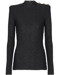 Balmain - Long Sleeve Tops - Lyst