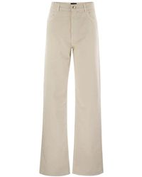 Fay - Wide Trousers - Lyst
