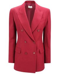 P.A.R.O.S.H. - Double-Breasted Blazer - Lyst