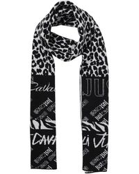 Just Cavalli - Accessoires ,Veelkleurig ,Wol Sjaal Met Vierkant Design - Lyst