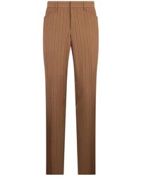 Moschino - High-Waist Slim Broeken - Lyst
