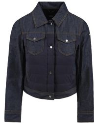 Add - Jassen ,Blauw ,Denim Stijlvolle Jas Model 9Awr 12Br - Lyst