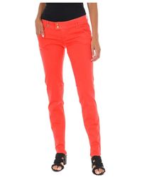 Met - Rode Slim-Fit Jeans - Lyst