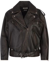 McQueen - Leather Jackets - Lyst