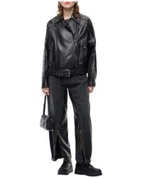 Pinko - Leather Jackets - Lyst