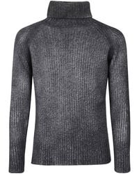 Avant Toi - Gerippter hoher hals pullover - Lyst