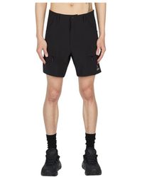Ostrya - Korte Broeken ,Zwart ,Polyester Flex Casual Wandelschort - Lyst