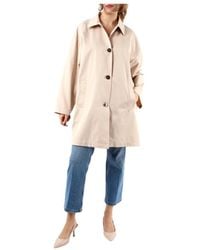 Marella - Zeitloser Weißer Regenmantel Oversize Stil - Lyst