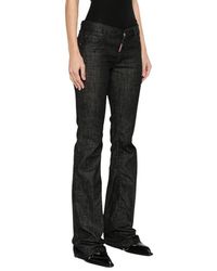 DSquared² - Schwarze klassische fünf-pocket-jeans - Lyst