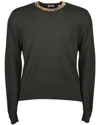 Burberry - Round-Neck Knitwear - Lyst