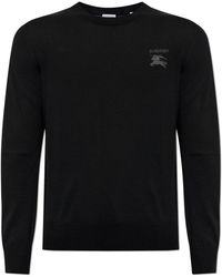 Burberry - Round-Neck Knitwear - Lyst