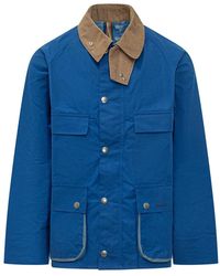 Barbour - Jassen ,Blauw ,Katoen Sugarlump Bedale Jacket - Lyst