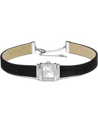 Guess - Kristallverzierte Analog-Uhr - Lyst