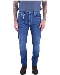 Paul & Shark - Slim-fit denim stretch jeans - Lyst