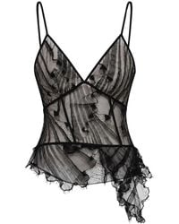 Erika Cavallini Semi Couture - Sleeveless Tops - Lyst