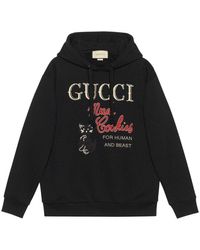 Gucci Sweat À Capuche Mad Cookies - Zwart