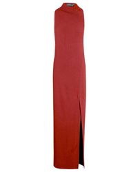 Cortana - Kleedjes ,Rood ,Leer Fiona Jurk - Lyst