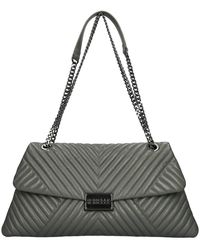 Rebelle - Alexis Big Metalassé Ledertasche - Lyst