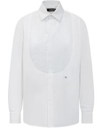 DSquared² - Overhemden ,Wit ,Katoen Tuxedo Shirt - Lyst